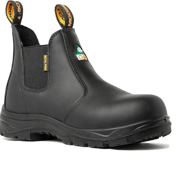 MooseLeg Shoes - Women's ASTM & CSA Certified Composite Toe Chelsea Work Boots